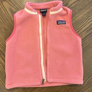 Patagonia toddler fleece vest